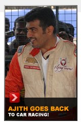 Ajith formula 2 car races still in europe